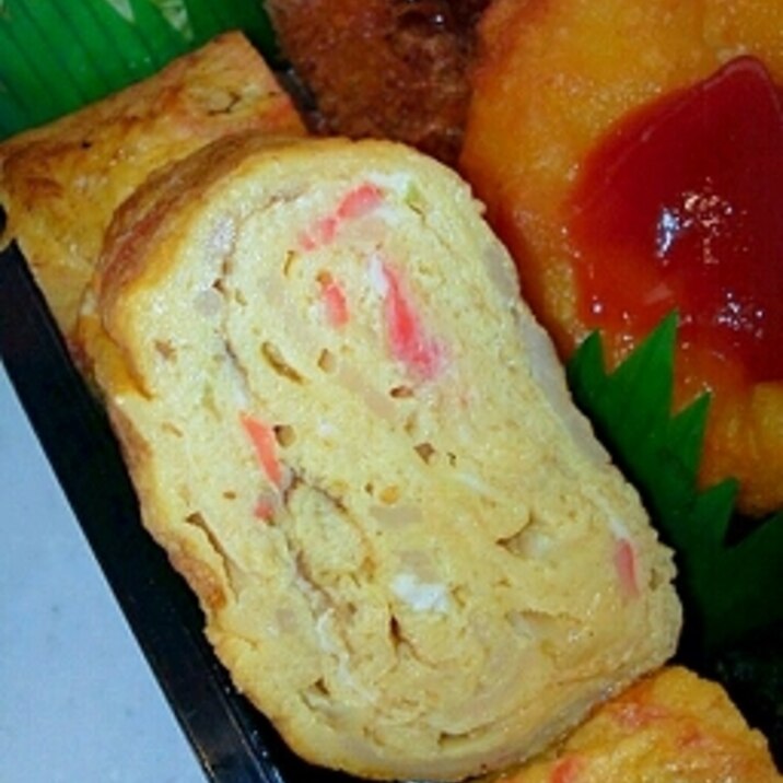 ねぎカニカマ卵焼き